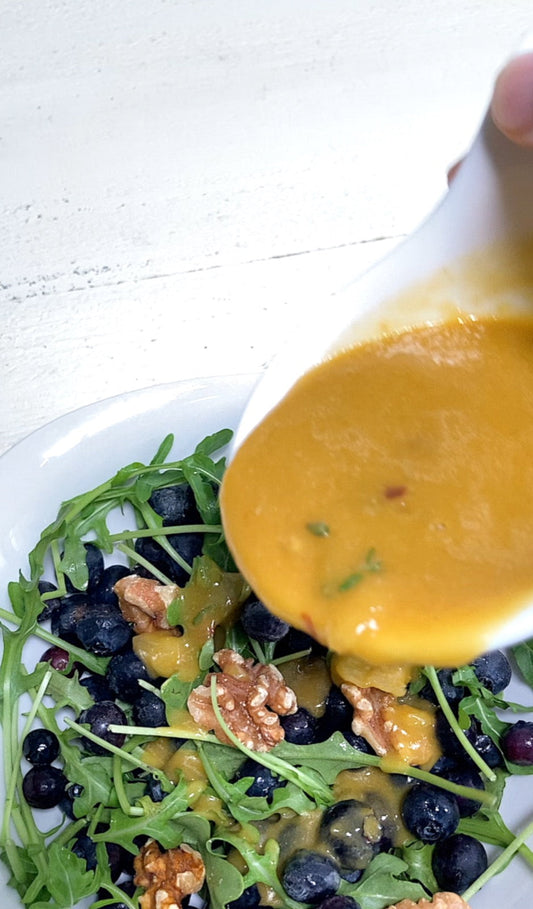 Arugula Salad With Alkaline "No Honey Mustard"