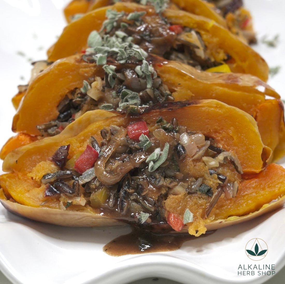 Holiday Stuffed Butternut Squash