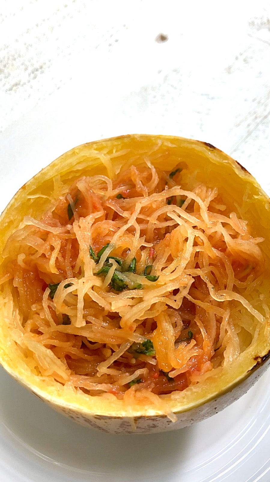 Spaghetti Squash With Tomato Sauce
 &ndash; Alkaline Herb Shop