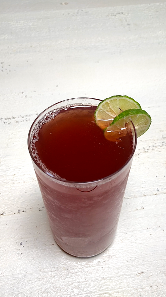 Zesty Elderberry Hibiscus Iced Tea