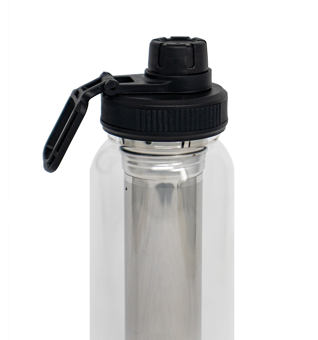 Sports Glass Bottle with Infuser