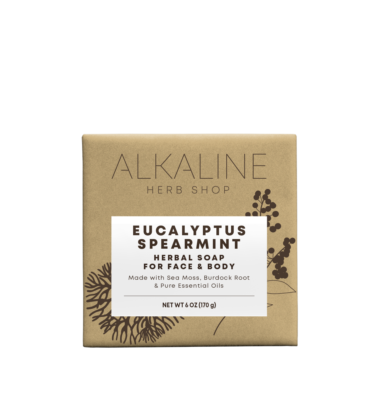 Sea Moss, Burdock Root, Eucalyptus, & Spearmint Soap