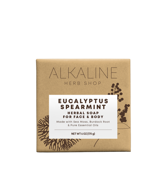 Sea Moss, Burdock Root, Eucalyptus, & Spearmint Soap