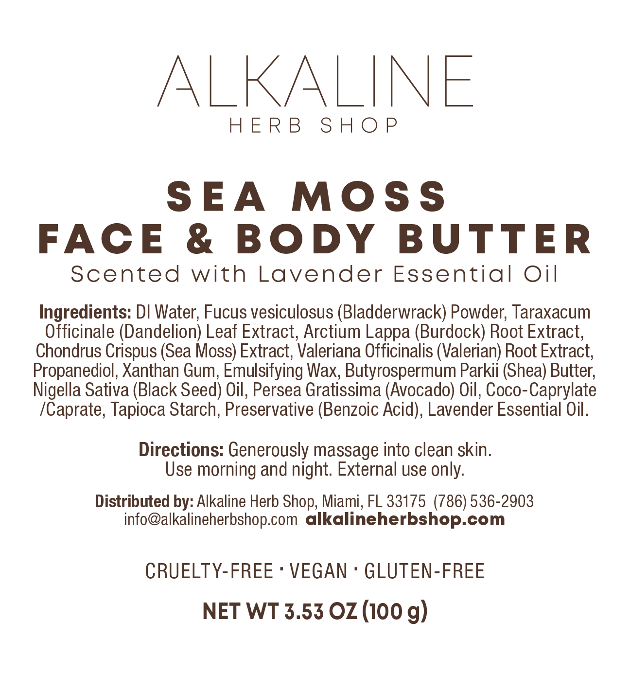 Sea Moss Face & Body Butter
