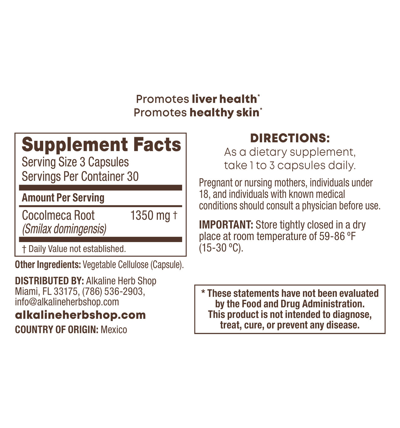 Cocolmeca Supplement 90 Capsules