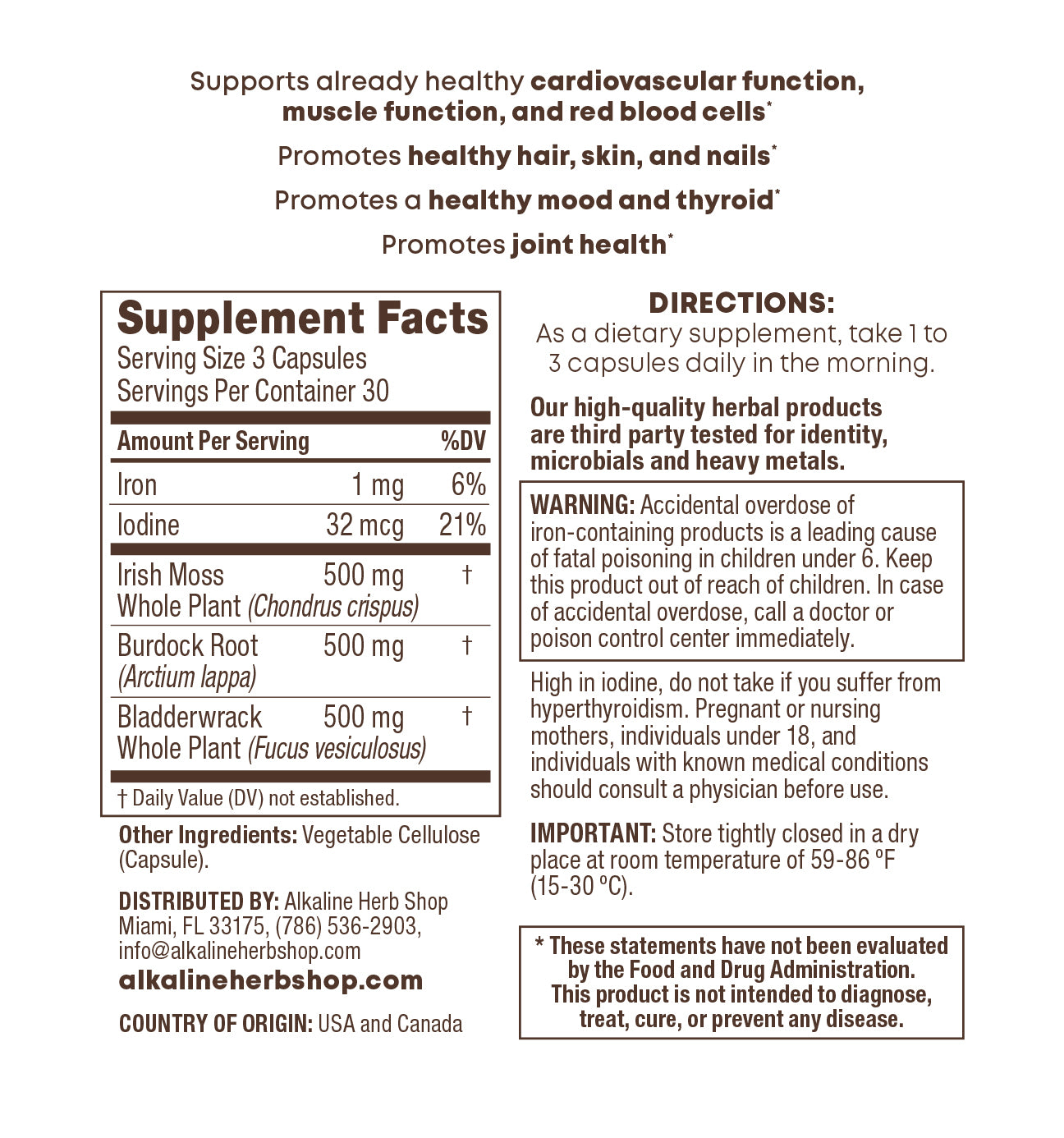Sea Moss Best Sellers Bundle - Sea Moss, Burdock Root & Bladderwrack Supplement, Sea Moss & Elderberry Supplement, and Sea Moss & Moringa Supplement