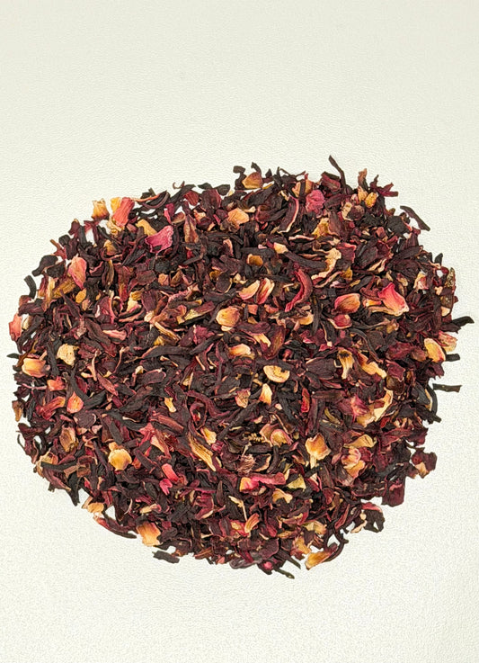 Flores de jamaica secas, Hibiscus sabdariffa, para agua de jamaica y té de jamaica