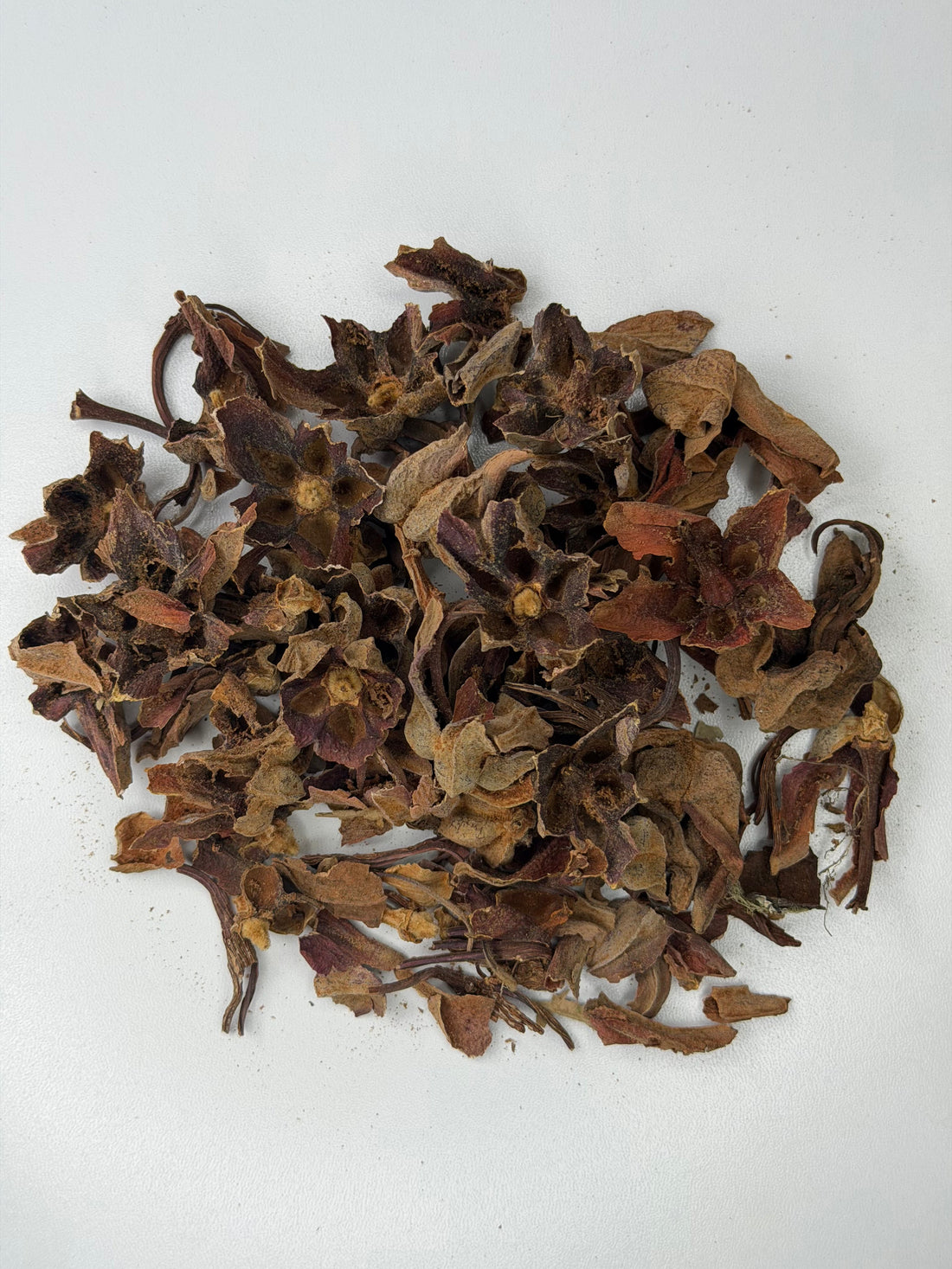 Dried flor de manita flowers, Chiranthodendron pentadactylon, the devil's hand flower, for tea