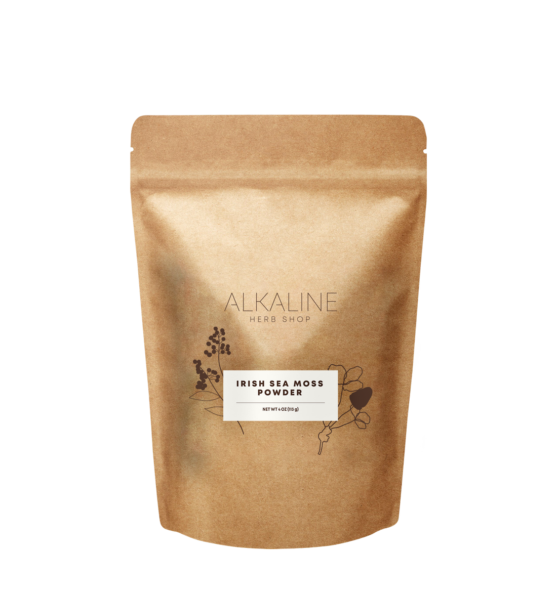 Irish Sea Moss Powder 4 oz bag, wildcrafted Chondrus crispus