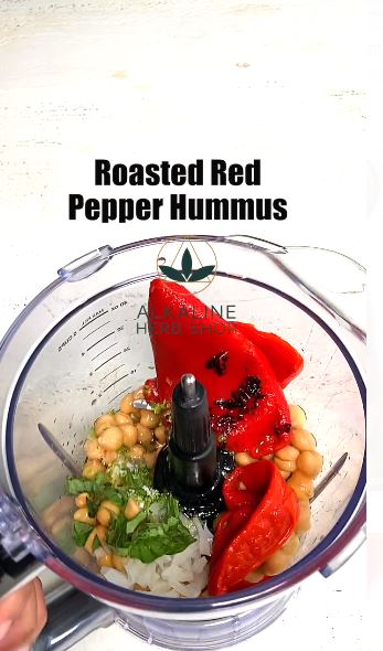 Roasted Red Pepper Hummus