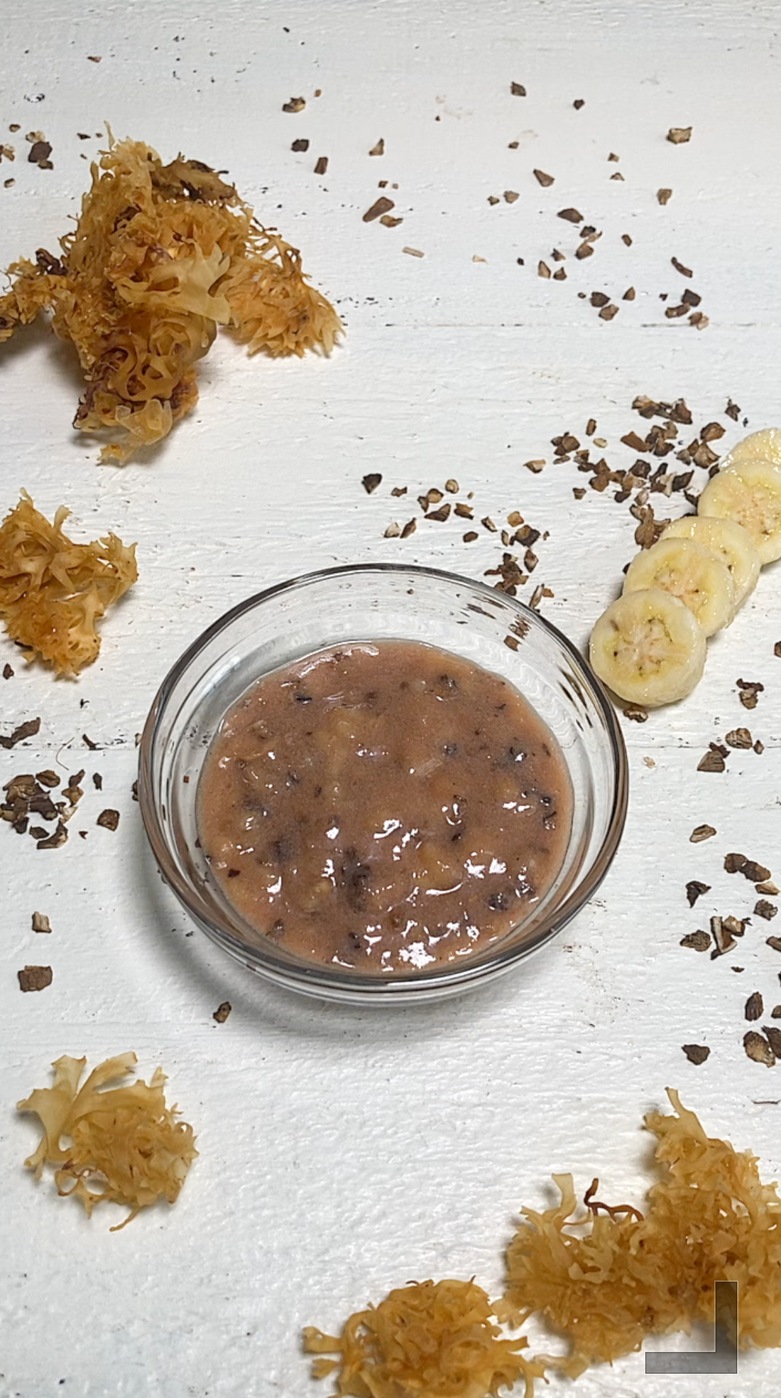 Sea Moss and Burdock Root Face + Body Scrub For Glowing Skin