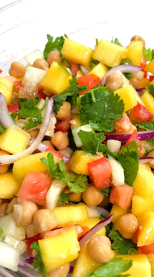 Mango Chickpea Summer Salad