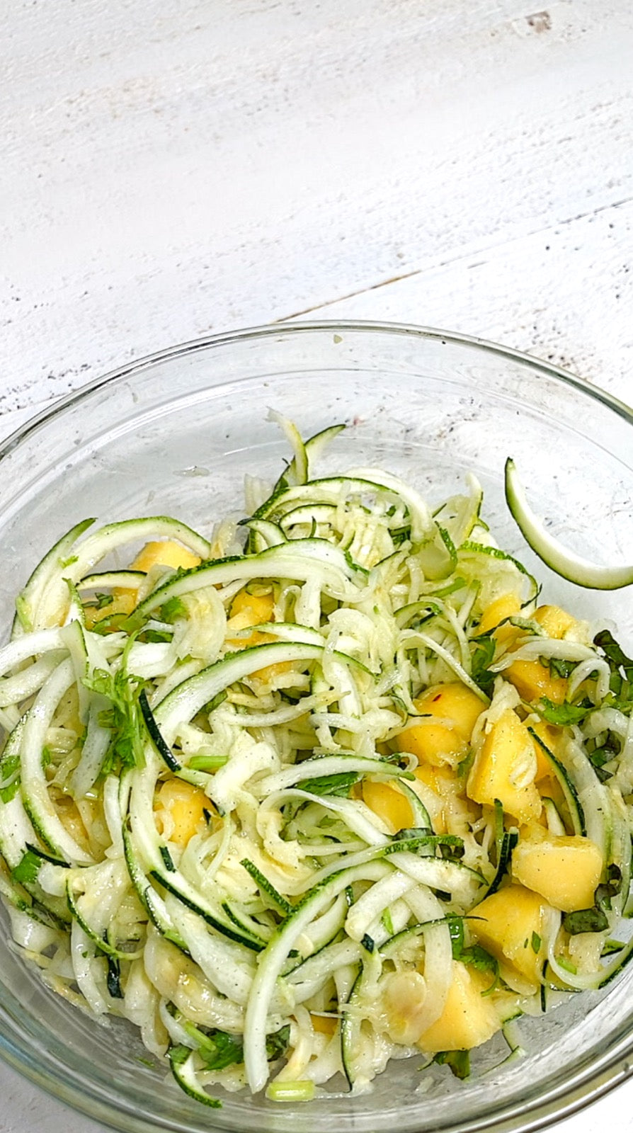 Zucchini Mango Salad