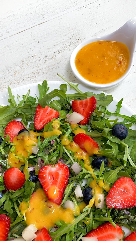 Healthy Sweet and Spicy Mango Dressing