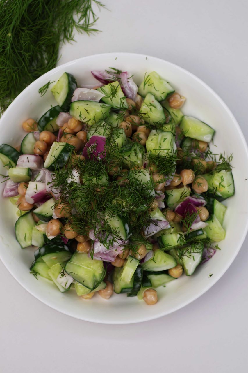 Tzatziki Chickpea Salad