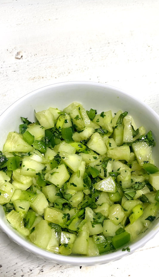 Alkaline Green Salad With Green Goddess Sauce