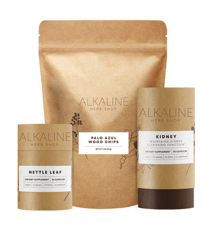 Healthy Kidney Bundle - Kidney Supplement, Nettle Supplement and Palo Azul