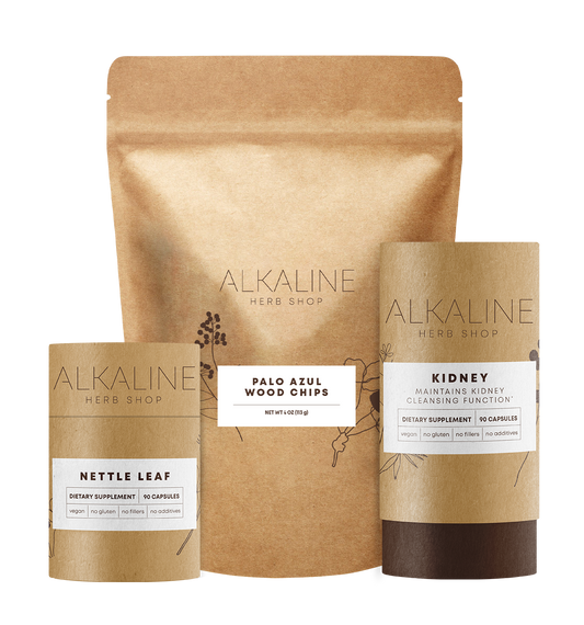 Healthy Kidney Bundle - Kidney Supplement, Nettle Supplement and Palo Azul