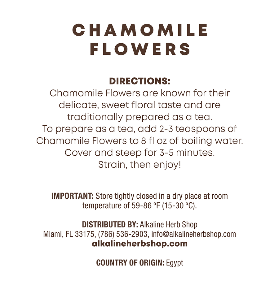 Just Herbs: Chamomile Flowers