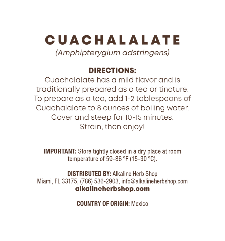 Just Herbs: Cuachalalate
