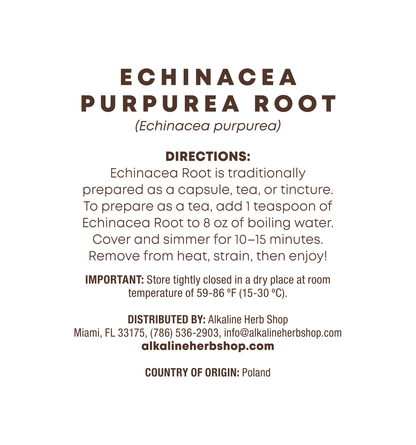 Just Herbs: Echinacea Purpurea Root