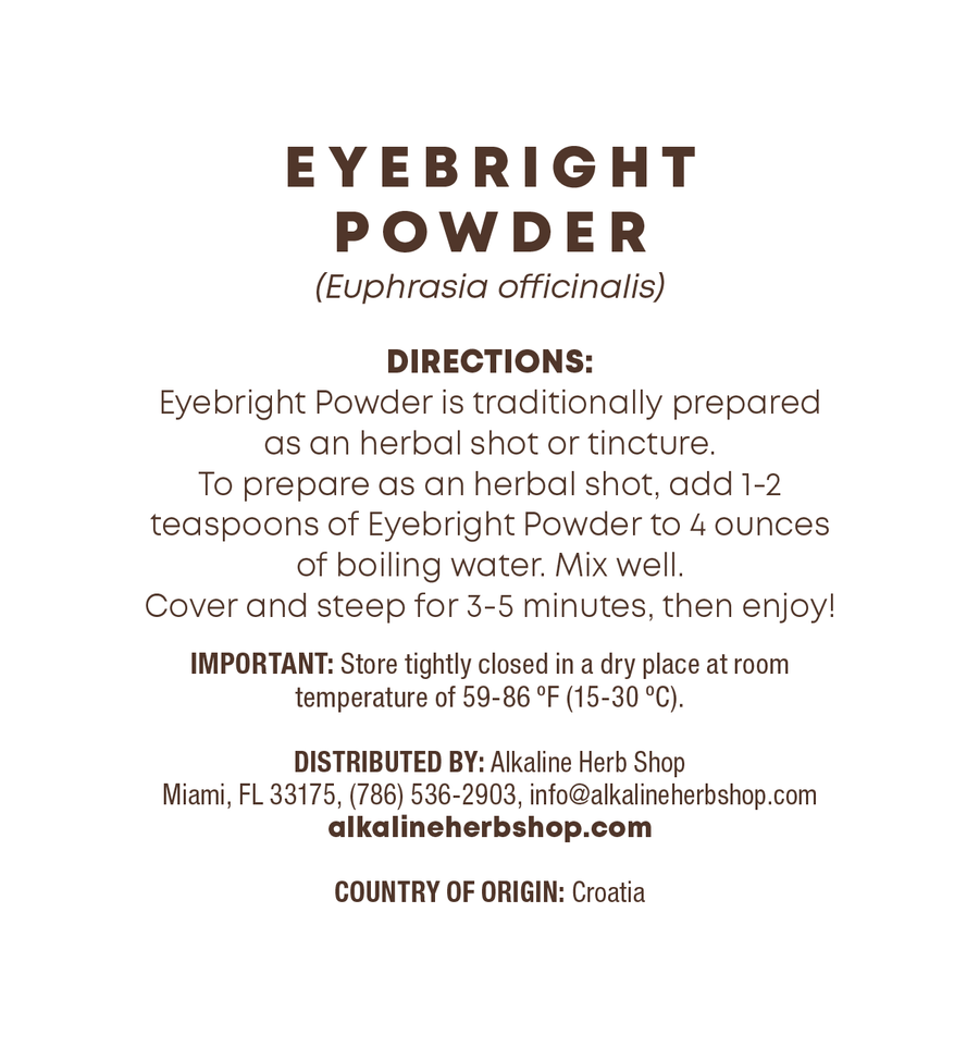Just Herbs: Eyebright Powder