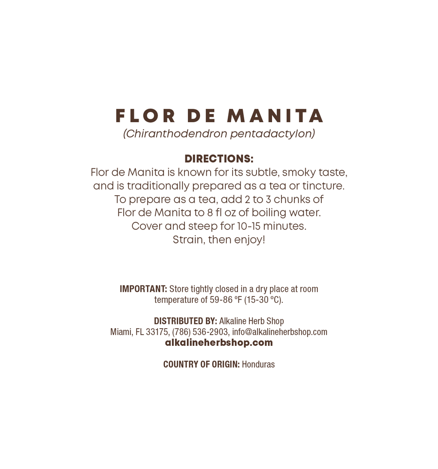 Just Herbs: Flor De Manita