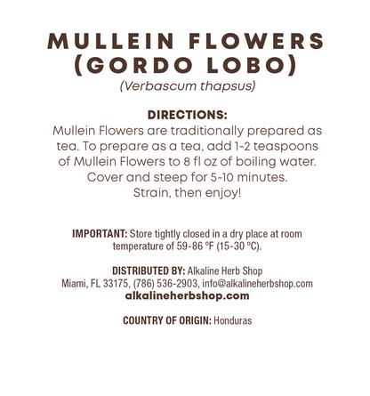 Just Herbs: Mullein Flowers (Gordo Lobo)