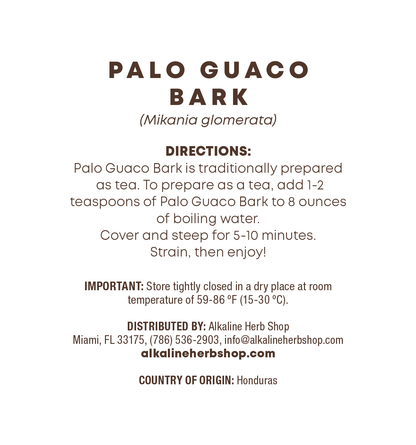 Just Herbs: Palo Guaco (Bark)