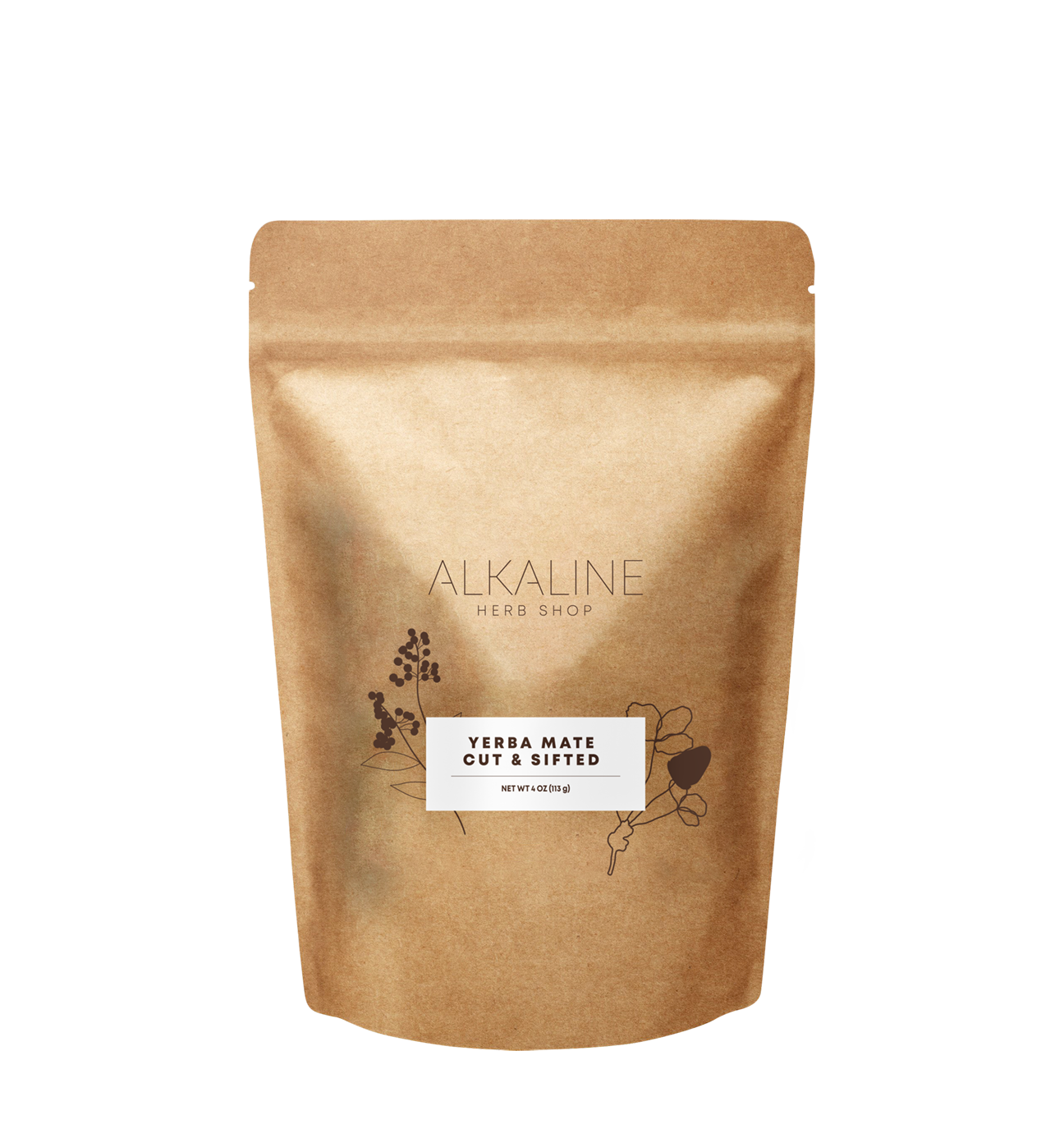Yerba Mate Cut and Sifted 4 oz, Loose Leaf Yerba Mate Tea