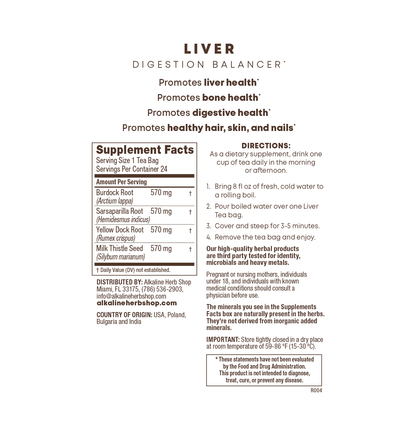 Liver Tea Supplement (Happy Liver Tea)