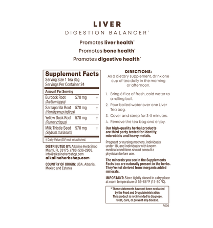 Liver Tea Supplement (Happy Liver Tea)