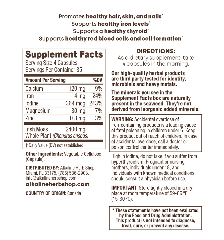 Healthy Gut Bundle - Sea Moss Supplement, Liver...