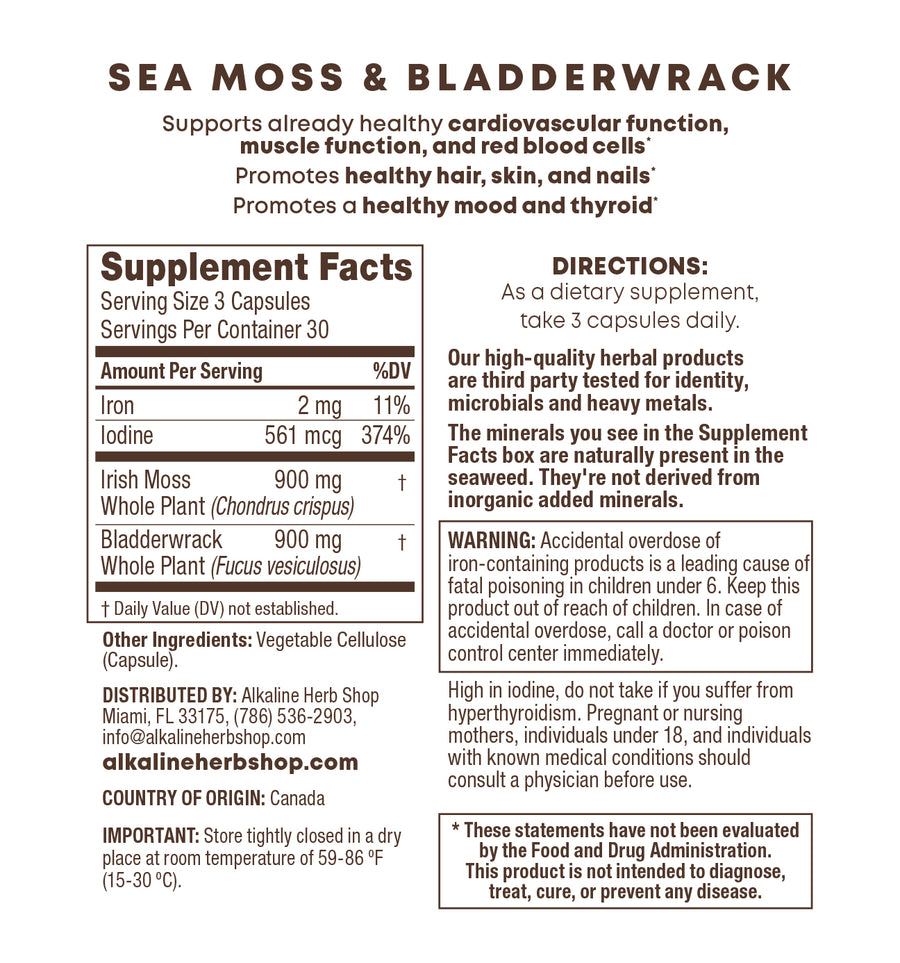 The Restore Bundle - Sea Moss & Bladderwrack, P...