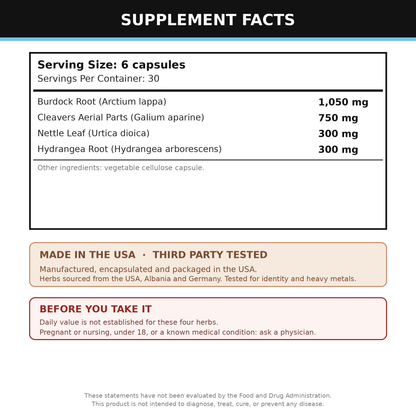 Cleanse Supplement 180 Capsules (Happy Lymph)
