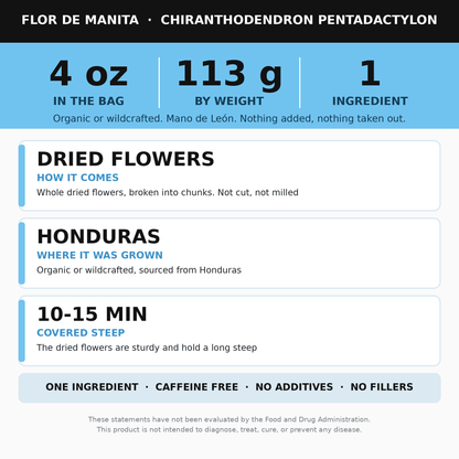 Flor de Manita (Devil's Hand Flower, Mano de Leon)