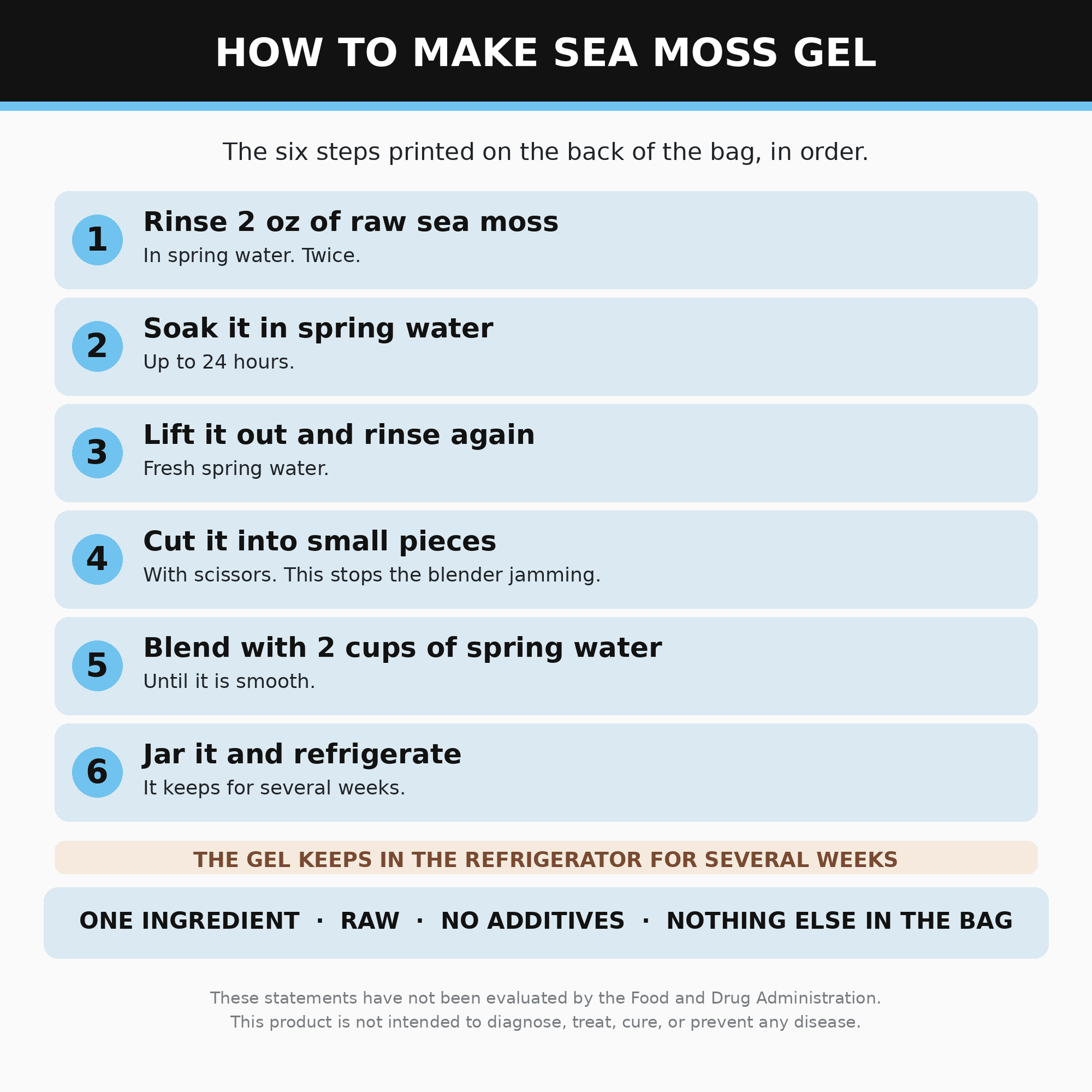 Raw Purple Sea Moss 4 oz (Chondrus Crispus, Irish Sea Moss)