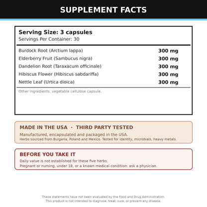Kidney Supplement 90 Capsules