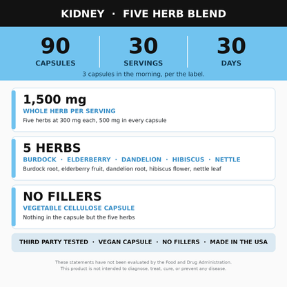Kidney Supplement 90 Capsules