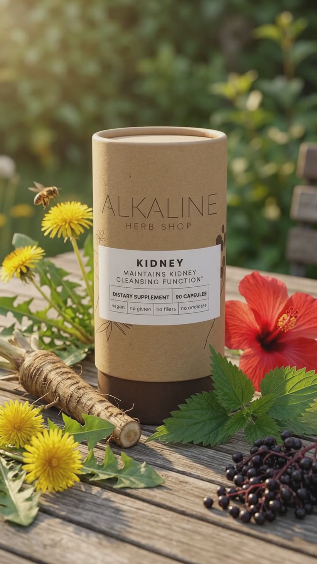 Kidney supplement capsules product video
