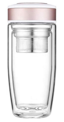 Glass replacement for Tea Infuser Bottle with Double Lid - Pure Zen